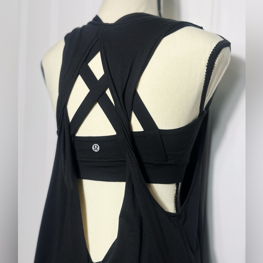 LULULEMON 🍋 EUC Ready & Go Tank Top Black Size 6 - Picture 6 of 7
